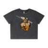 Wo's Stone Wash Heavy Crop Tee Thumbnail