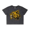 Wo's Stone Wash Heavy Crop Tee Thumbnail