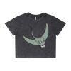Wo's Stone Wash Heavy Crop Tee Thumbnail