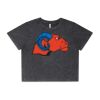 Wo's Stone Wash Heavy Crop Tee Thumbnail