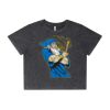 Wo's Stone Wash Heavy Crop Tee Thumbnail