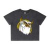 Wo's Stone Wash Heavy Crop Tee Thumbnail