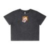 Wo's Stone Wash Heavy Crop Tee Thumbnail