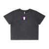 Wo's Stone Wash Heavy Crop Tee Thumbnail