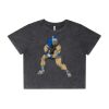 Wo's Stone Wash Heavy Crop Tee Thumbnail