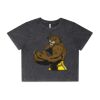 Wo's Stone Wash Heavy Crop Tee Thumbnail