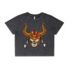 Wo's Stone Wash Heavy Crop Tee Thumbnail