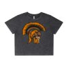 Wo's Stone Wash Heavy Crop Tee Thumbnail