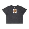 Wo's Stone Wash Heavy Crop Tee Thumbnail