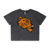 Wo's Stone Wash Heavy Crop Tee Thumbnail