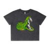 Wo's Stone Wash Heavy Crop Tee Thumbnail
