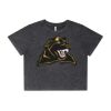 Wo's Stone Wash Heavy Crop Tee Thumbnail