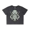 Wo's Stone Wash Heavy Crop Tee Thumbnail