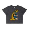 Wo's Stone Wash Heavy Crop Tee Thumbnail