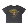 Wo's Stone Wash Heavy Crop Tee Thumbnail