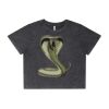 Wo's Stone Wash Heavy Crop Tee Thumbnail