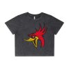 Wo's Stone Wash Heavy Crop Tee Thumbnail