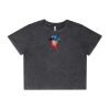 Wo's Stone Wash Heavy Crop Tee Thumbnail