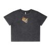 Wo's Stone Wash Heavy Crop Tee Thumbnail