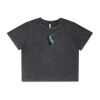 Wo's Stone Wash Heavy Crop Tee Thumbnail
