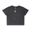 Wo's Stone Wash Heavy Crop Tee Thumbnail