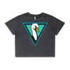 Wo's Stone Wash Heavy Crop Tee Thumbnail