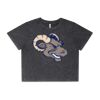 Wo's Stone Wash Heavy Crop Tee Thumbnail