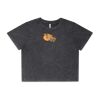 Wo's Stone Wash Heavy Crop Tee Thumbnail