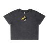 Wo's Stone Wash Heavy Crop Tee Thumbnail