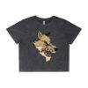 Wo's Stone Wash Heavy Crop Tee Thumbnail