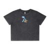 Wo's Stone Wash Heavy Crop Tee Thumbnail