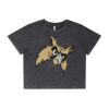 Wo's Stone Wash Heavy Crop Tee Thumbnail
