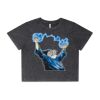 Wo's Stone Wash Heavy Crop Tee Thumbnail