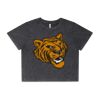 Wo's Stone Wash Heavy Crop Tee Thumbnail