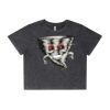 Wo's Stone Wash Heavy Crop Tee Thumbnail