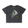 Wo's Stone Wash Heavy Crop Tee Thumbnail