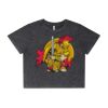 Wo's Stone Wash Heavy Crop Tee Thumbnail