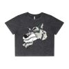 Wo's Stone Wash Heavy Crop Tee Thumbnail