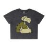 Wo's Stone Wash Heavy Crop Tee Thumbnail