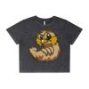 Wo's Stone Wash Heavy Crop Tee Thumbnail