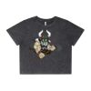 Wo's Stone Wash Heavy Crop Tee Thumbnail