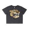 Wo's Stone Wash Heavy Crop Tee Thumbnail