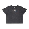 Wo's Stone Wash Heavy Crop Tee Thumbnail