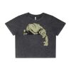 Wo's Stone Wash Heavy Crop Tee Thumbnail