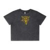 Wo's Stone Wash Heavy Crop Tee Thumbnail