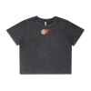Wo's Stone Wash Heavy Crop Tee Thumbnail
