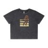 Wo's Stone Wash Heavy Crop Tee Thumbnail