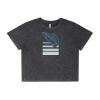 Wo's Stone Wash Heavy Crop Tee Thumbnail