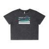 Wo's Stone Wash Heavy Crop Tee Thumbnail