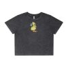 Wo's Stone Wash Heavy Crop Tee Thumbnail